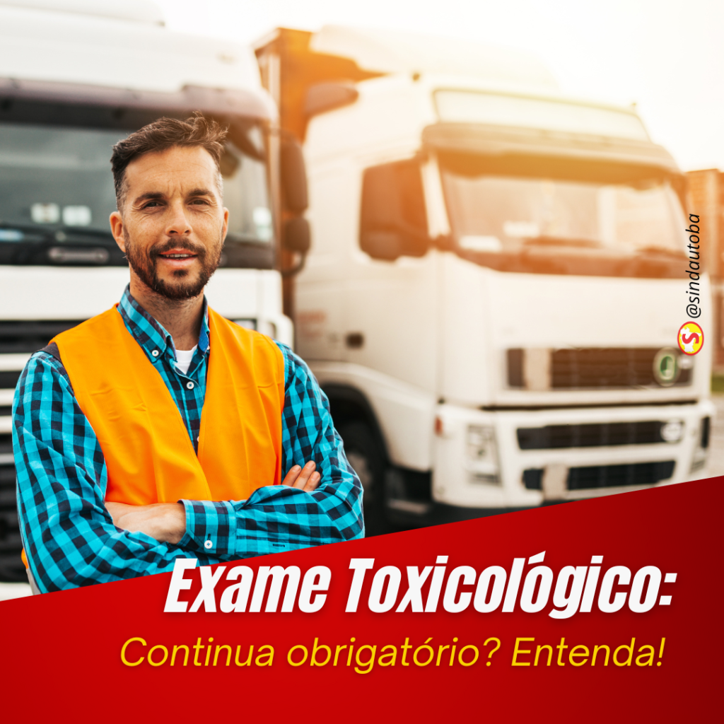 Lavoisier - O exame toxicológico é obrigatório para